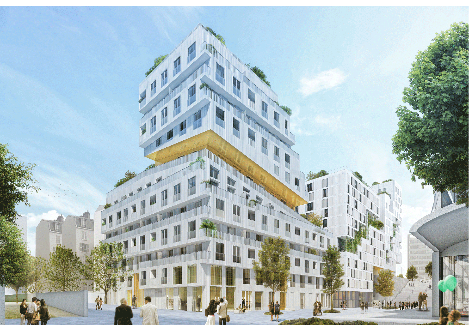 Photograph by SeARCH, Atelier Phileas and LA architectures